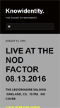Mobile Screenshot of knowidentity.com